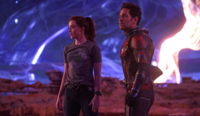 (L-R): Kathryn Newton as Cassandra "Cassie" Lang and Paul Rudd as Scott Lang/Ant-Man in Marvel Studios' ANT-MAN AND THE WASP: QUANTUMANIA. Photo by Jay Maidment. © 2022 MARVEL.