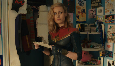 Brie Larson as Captain Marvel/Carol Danvers in Marvel Studios' THE MARVELS. Photo courtesy of Marvel Studios. © 2023 MARVEL.
