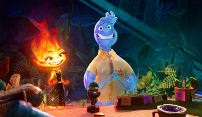 ELEMENTAL, Disney and Pixar’s all-new, original feature film releasing June 16, 2023, features the voices of Leah Lewis and Mamoudou Athie as Ember and Wade, respectively. In a city where fire-, water-, land-, and air-residents live together, this fiery young woman and go-with-the-flow guy are about to discover something elemental: how much they actually have in common. “Elemental” is directed by Peter Sohn and produced by Denise Ream. © 2022 Disney/Pixar. All Rights Reserved.