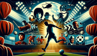 Fußball auf der Leinwand