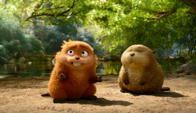 (L-R) Mabel and Loaf in Pixar's HOPPERS. Photo courtesy of Pixar. © 2025 Disney/Pixar. All Rights Reserved.