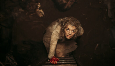 Samara Weaving in the film READY OR NOT. Photo by Eric Zachanowich. © 2019 Twentieth Century Fox Film Corporation All Rights Reserved