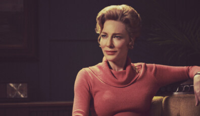 Cate Blanchett as Phyllis Schlafly in the Hulu series Mrs. America.