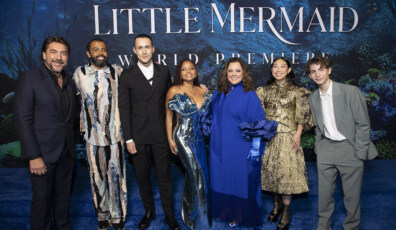 Javier Bardem, Daveed Diggs, Jonah Hauer-King, Halle Bailey, Melissa McCarthy, Awkwafina and Jacob Tremblay attend the World Premiere of Disney's "The Little Mermaid" at the Dolby Theatre in Hollywood, CA on Monday, May 8, 2023 

(photo: Alex J. Berliner/ABImages)